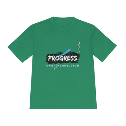 Progress Over Perfection - Moisture Wicking T-Shirt