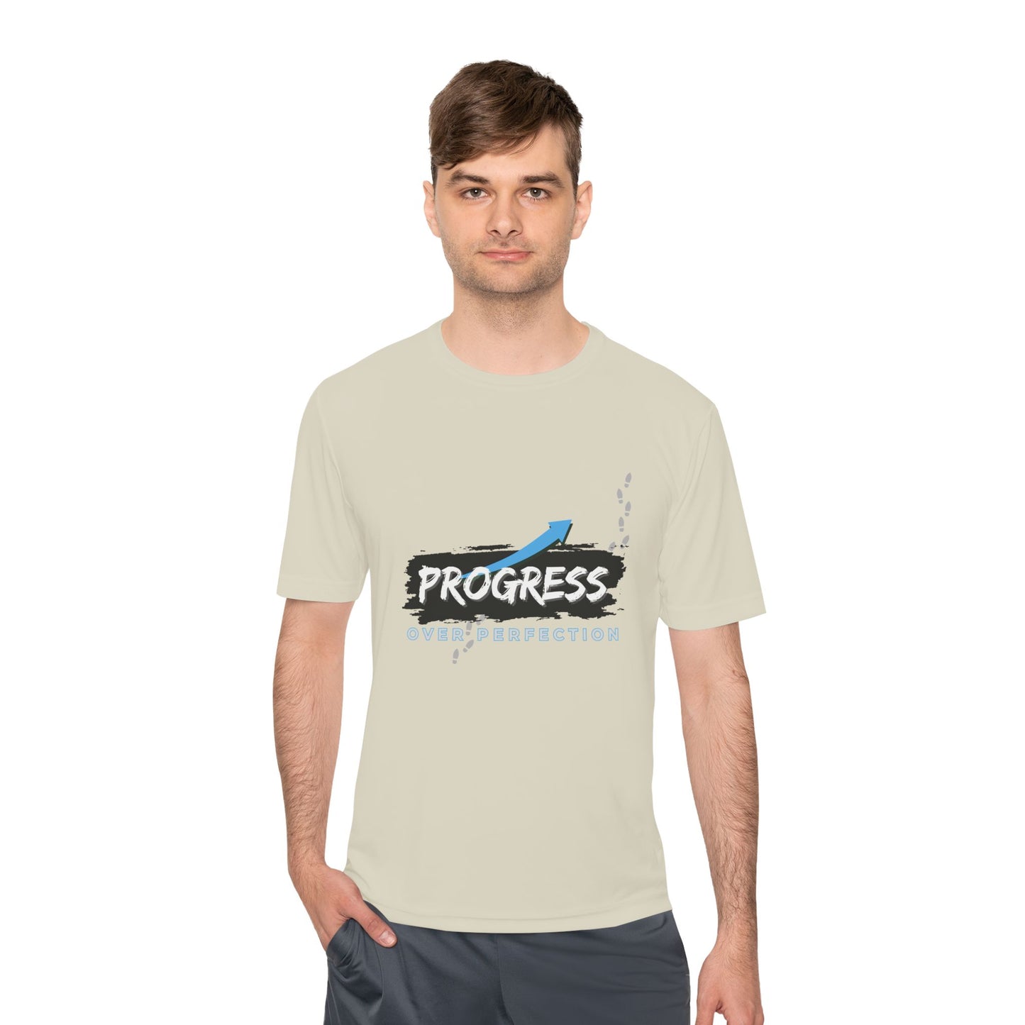 Progress Over Perfection - Moisture Wicking T-Shirt