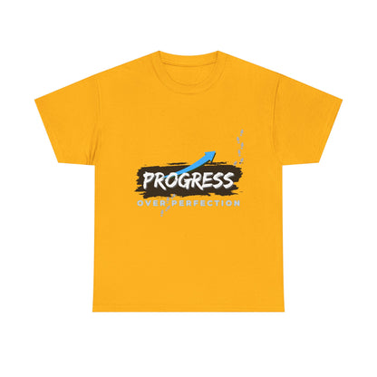 Progress Over Perfection - Cotton T-Shirt