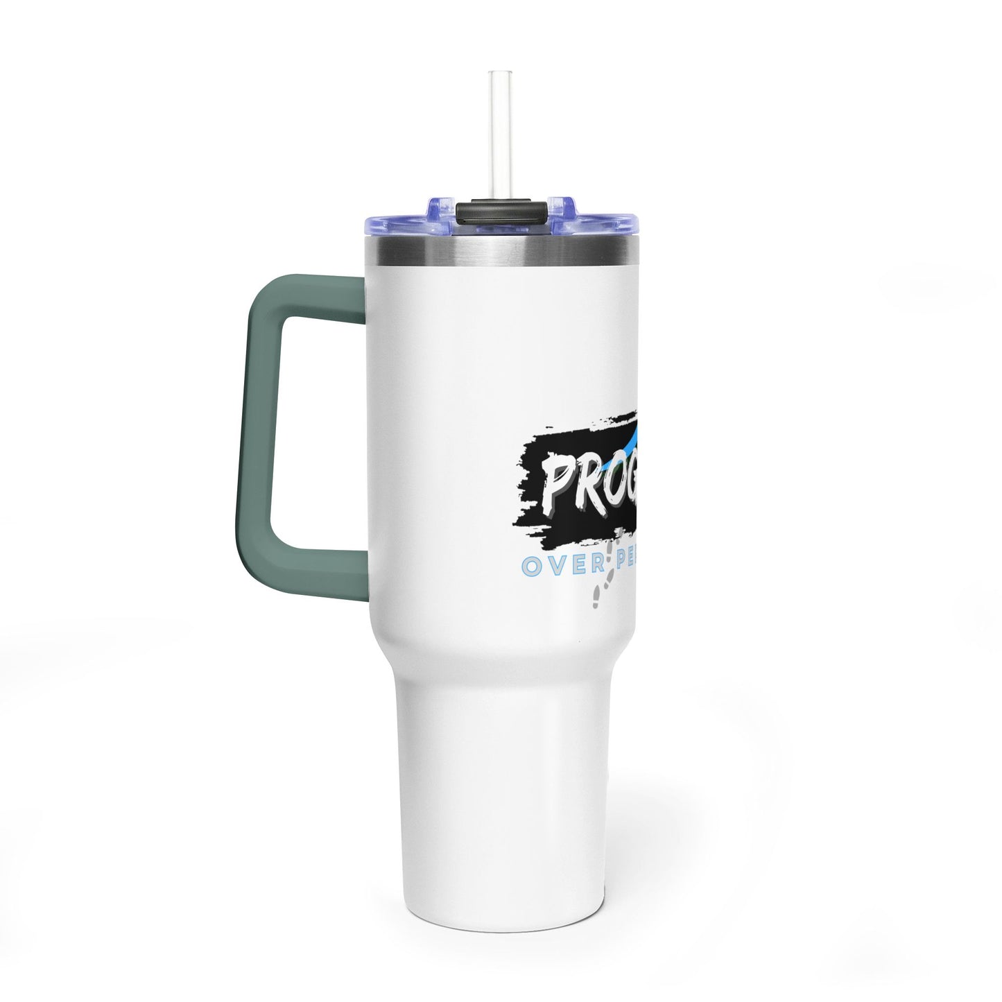 Progress Over Perfection 40oz Vacuum Tumbler