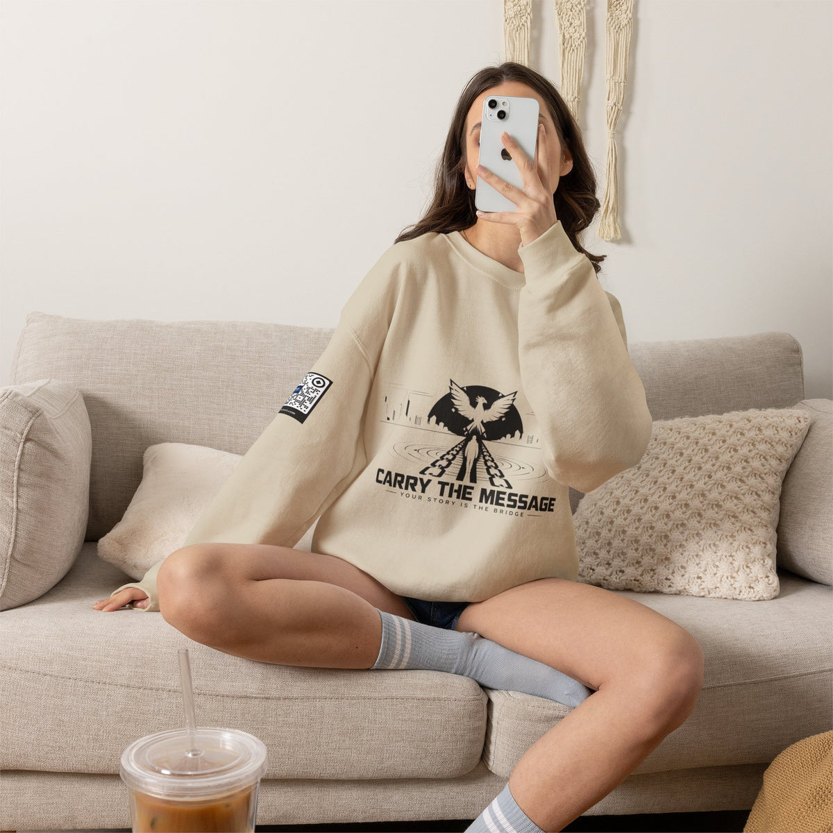 Carry The Message- Crewneck Sweatshirt