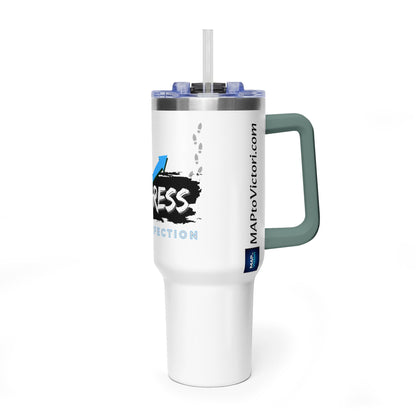 Progress Over Perfection 40oz Vacuum Tumbler