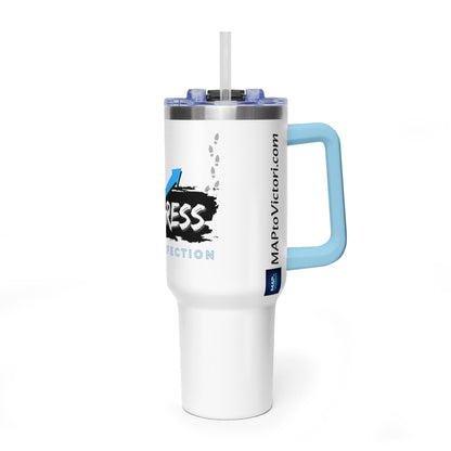 Progress Over Perfection 40oz Vacuum Tumbler