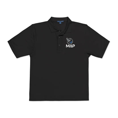 MAP Embroidered Polo Shirt — Professional Logo Work Shirt