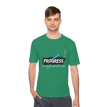 Progress Over Perfection - Moisture Wicking T-Shirt