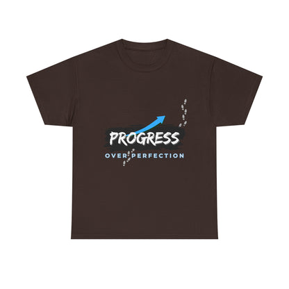 Progress Over Perfection - Cotton T-Shirt