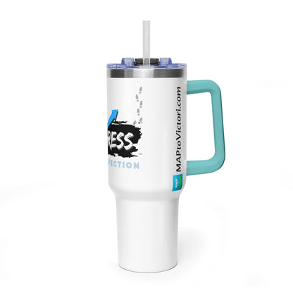 Progress Over Perfection 40oz Vacuum Tumbler