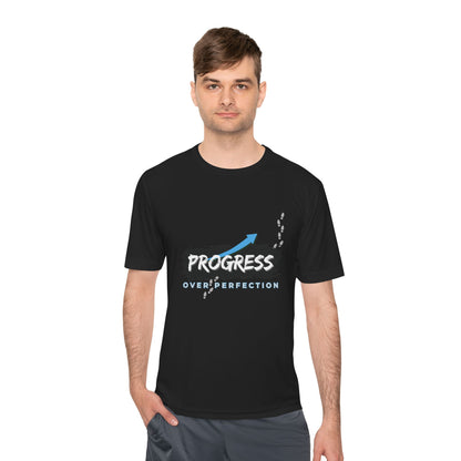 Progress Over Perfection - Moisture Wicking T-Shirt