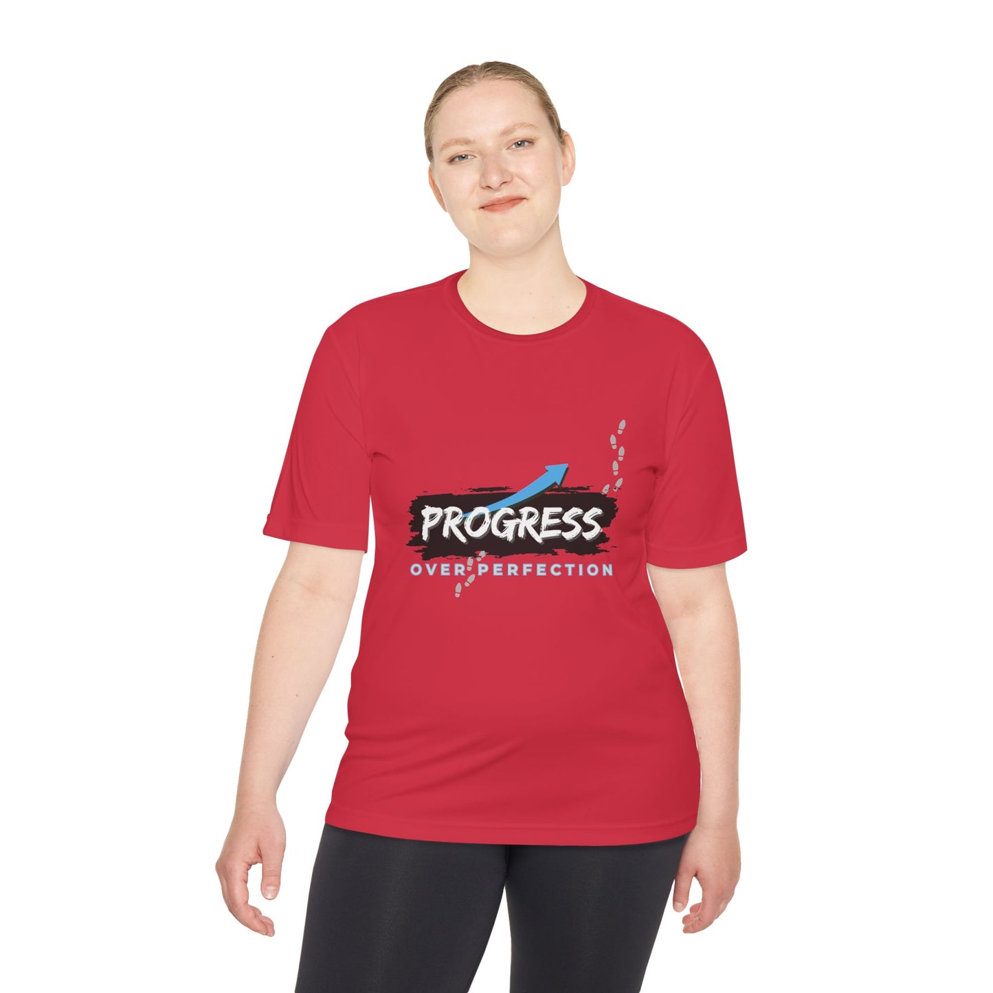 Progress Over Perfection - Moisture Wicking T-Shirt