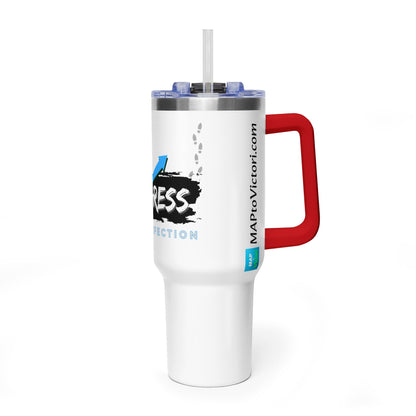 Progress Over Perfection 40oz Vacuum Tumbler