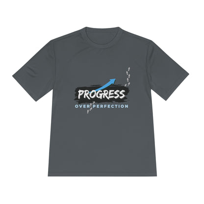 Progress Over Perfection - Moisture Wicking T-Shirt