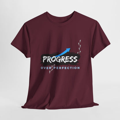 Progress Over Perfection - Cotton T-Shirt