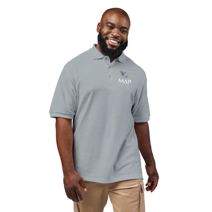 MAP Embroidered Polo Shirt — Professional Logo Work Shirt