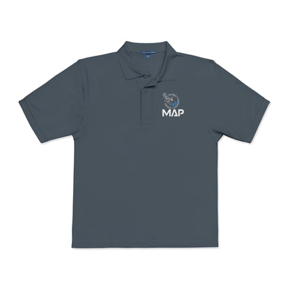 MAP Embroidered Polo Shirt — Professional Logo Work Shirt