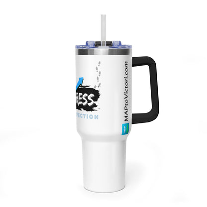 Progress Over Perfection 40oz Vacuum Tumbler