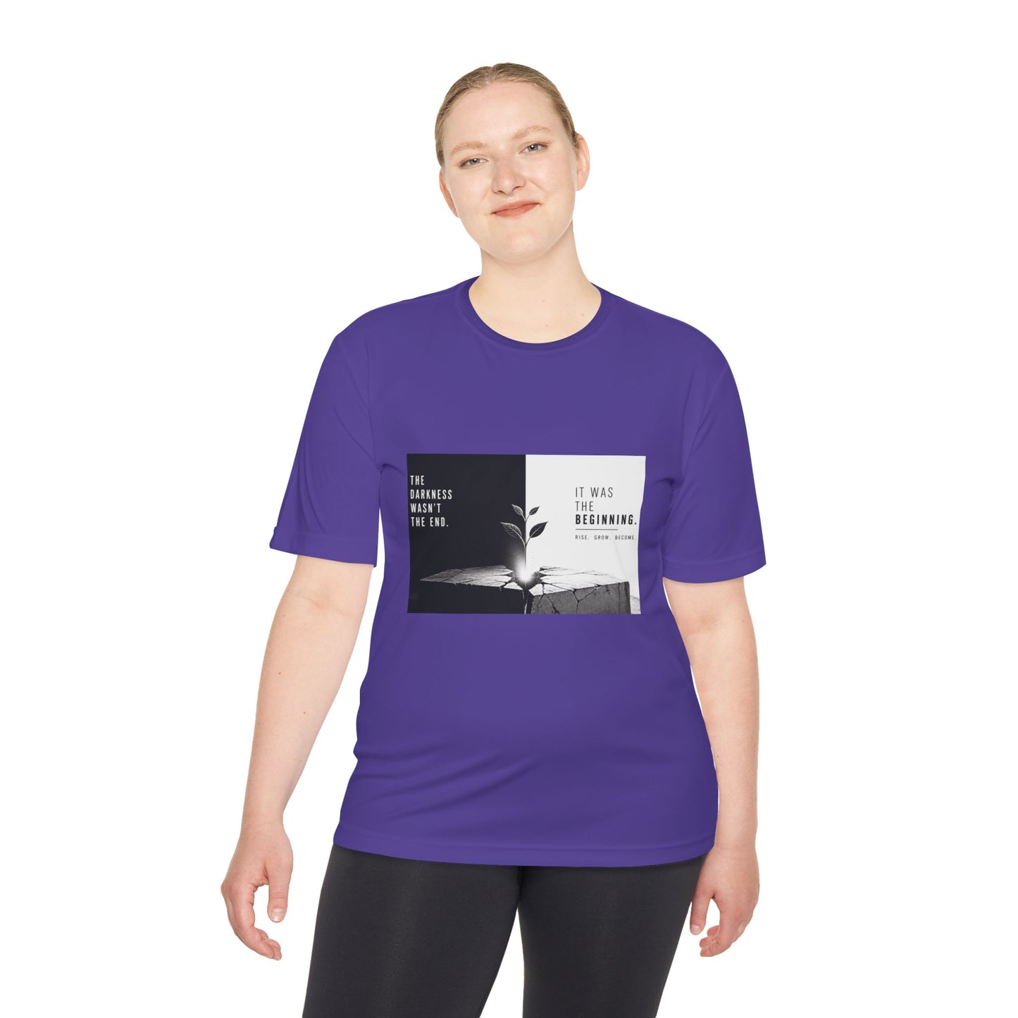 Just The Beginning - Moisture Wicking T-Shirt
