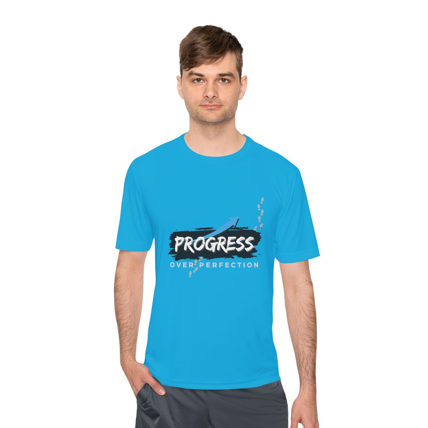 Progress Over Perfection - Moisture Wicking T-Shirt