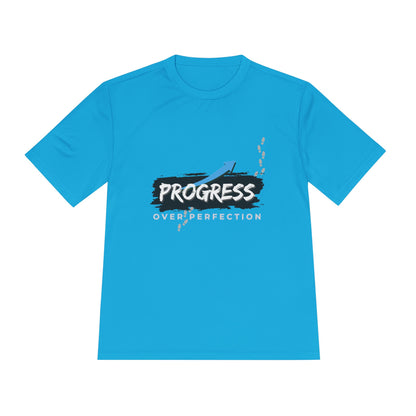 Progress Over Perfection - Moisture Wicking T-Shirt