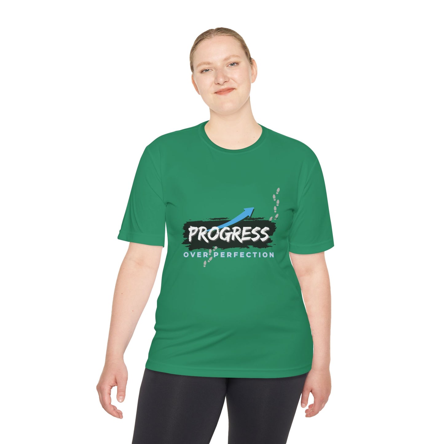 Progress Over Perfection - Moisture Wicking T-Shirt