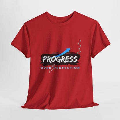 Progress Over Perfection - Cotton T-Shirt