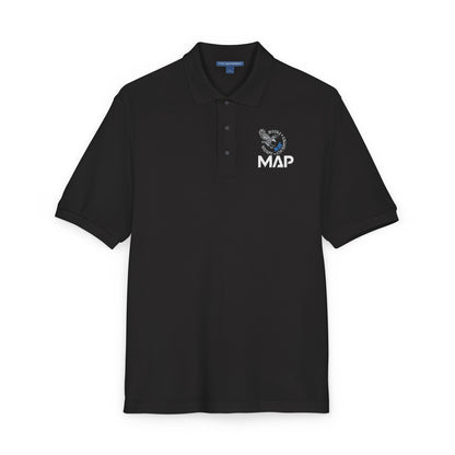MAP Embroidered Polo Shirt — Professional Logo Work Shirt