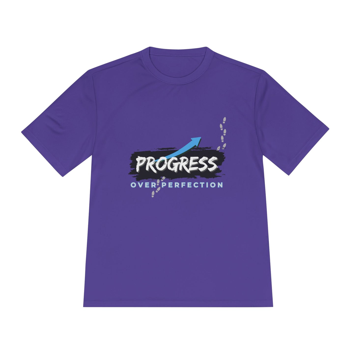Progress Over Perfection - Moisture Wicking T-Shirt