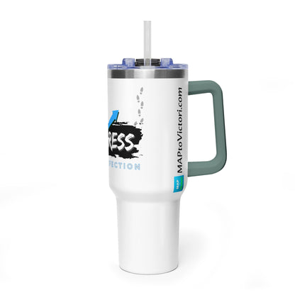 Progress Over Perfection 40oz Vacuum Tumbler