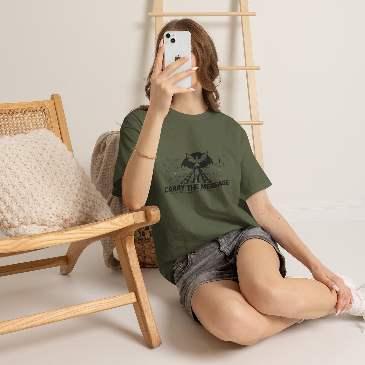 Carry The Message - Cotton T-Shirt