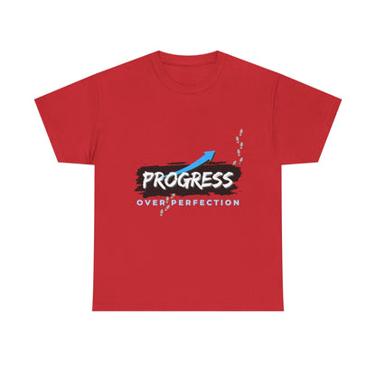 Progress Over Perfection - Cotton T-Shirt