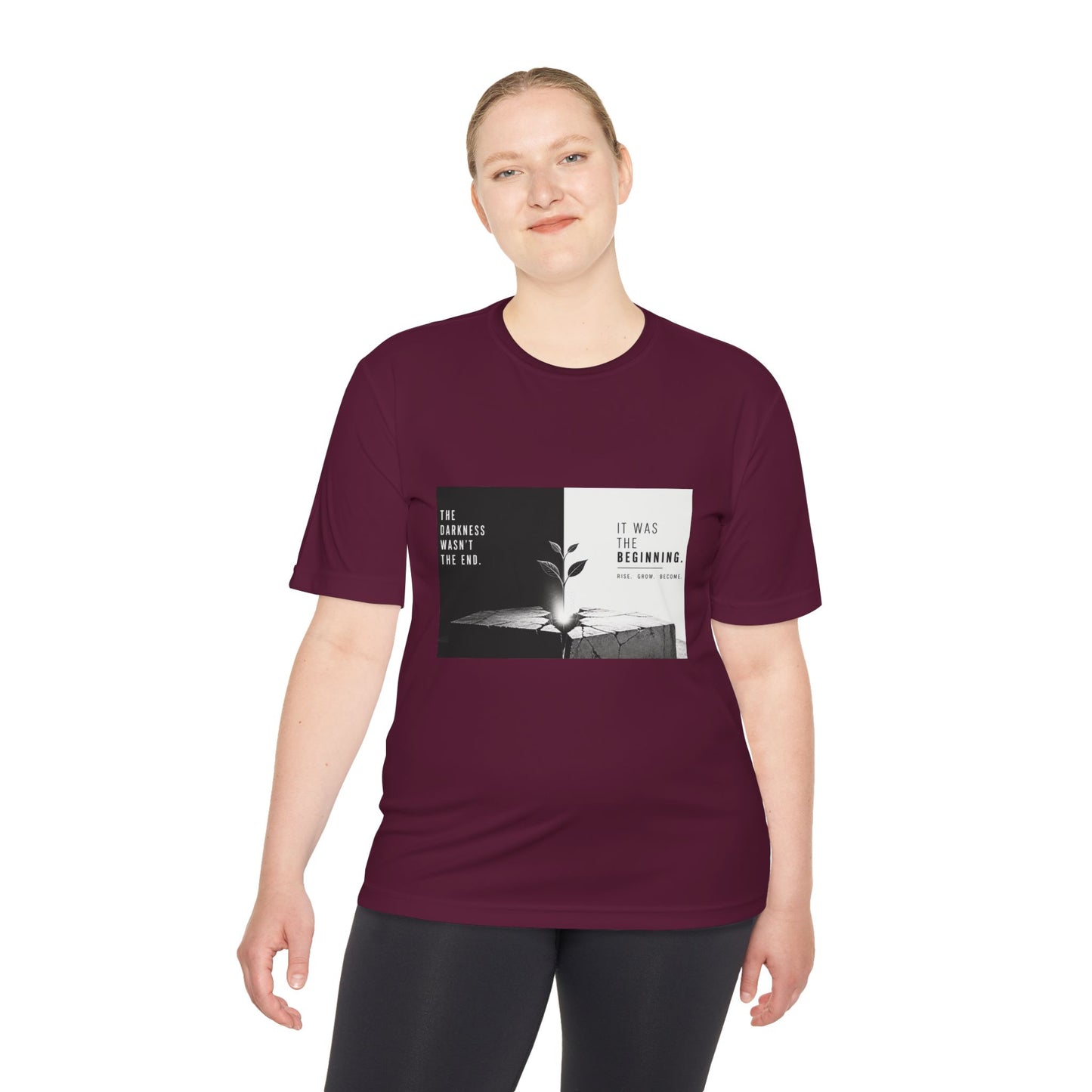 Just The Beginning - Moisture Wicking T-Shirt