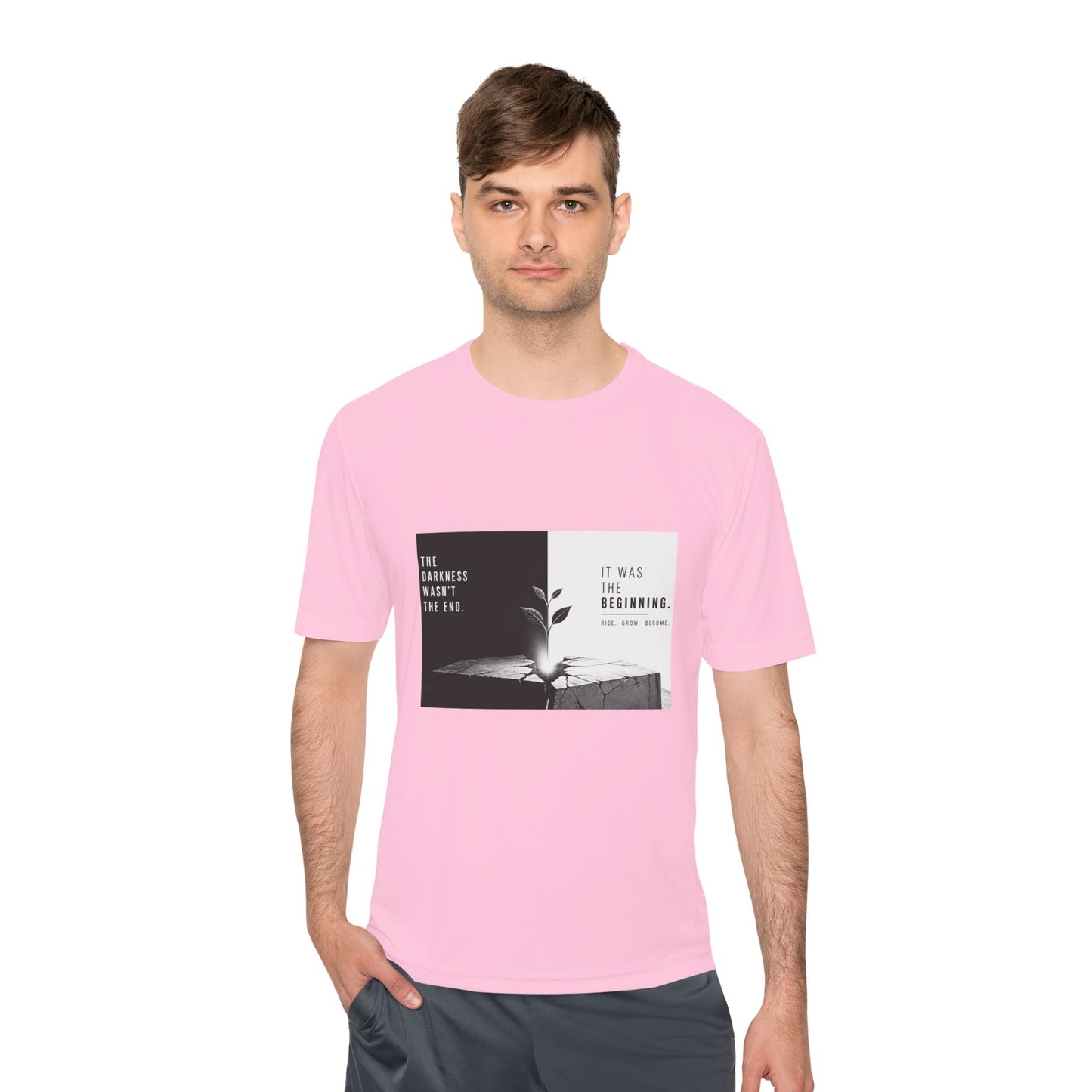 Just The Beginning - Moisture Wicking T-Shirt