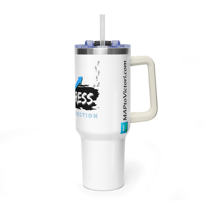 Progress Over Perfection 40oz Vacuum Tumbler