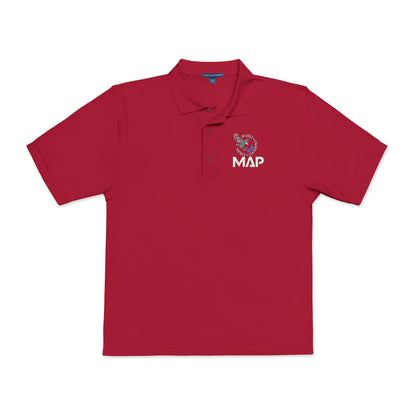MAP Embroidered Polo Shirt — Professional Logo Work Shirt
