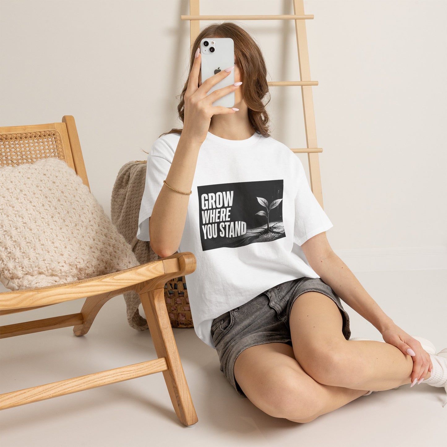 Grow Where You Stand - Cotton T-Shirt