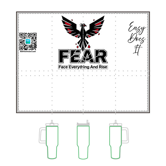 Tumbler -  Fearlessness Collection - 40oz Vacuum Thermal