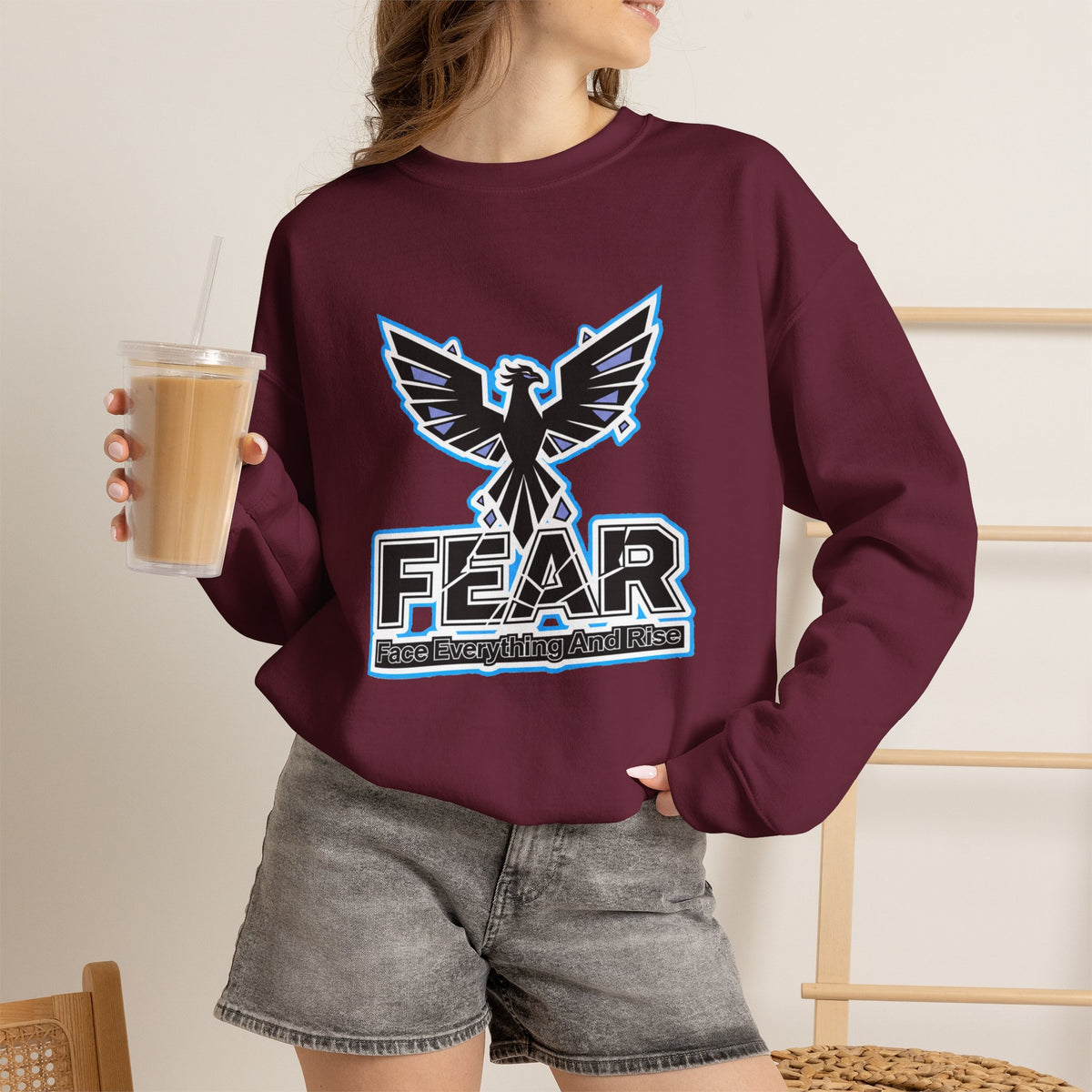 F.E.A.R. (Face Everything And Rise)- Crewneck Sweatshirt
