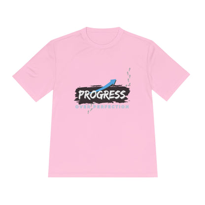Progress Over Perfection - Moisture Wicking T-Shirt