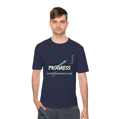 Progress Over Perfection - Moisture Wicking T-Shirt