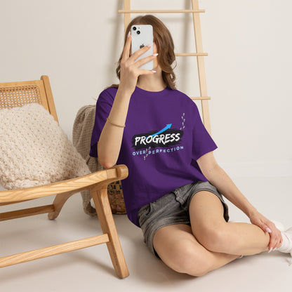 Progress Over Perfection - Cotton T-Shirt