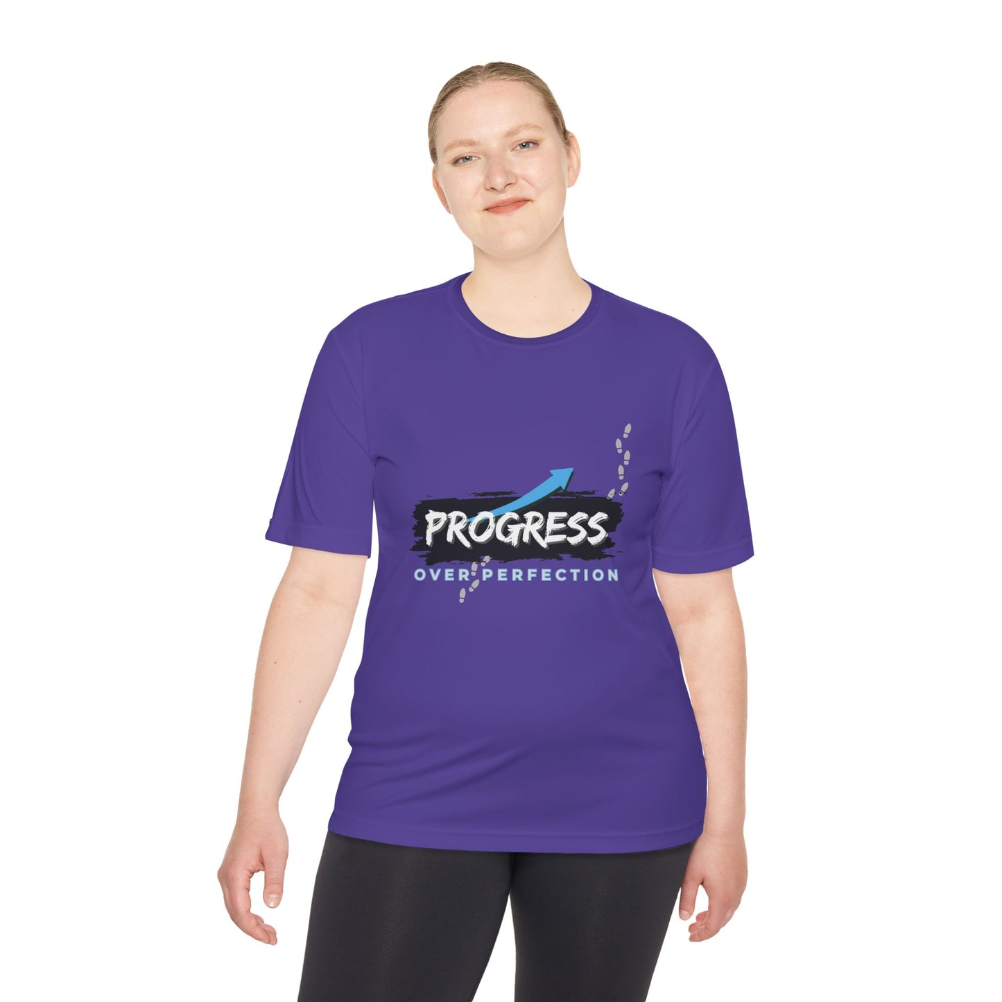 Progress Over Perfection - Moisture Wicking T-Shirt
