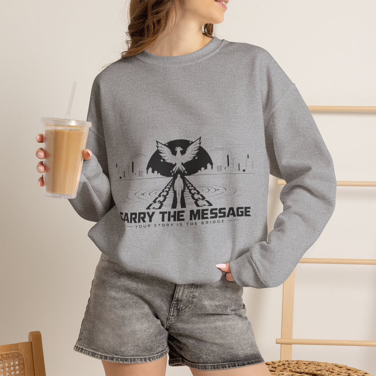 Carry The Message- Crewneck Sweatshirt
