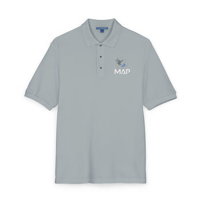 MAP Embroidered Polo Shirt — Professional Logo Work Shirt
