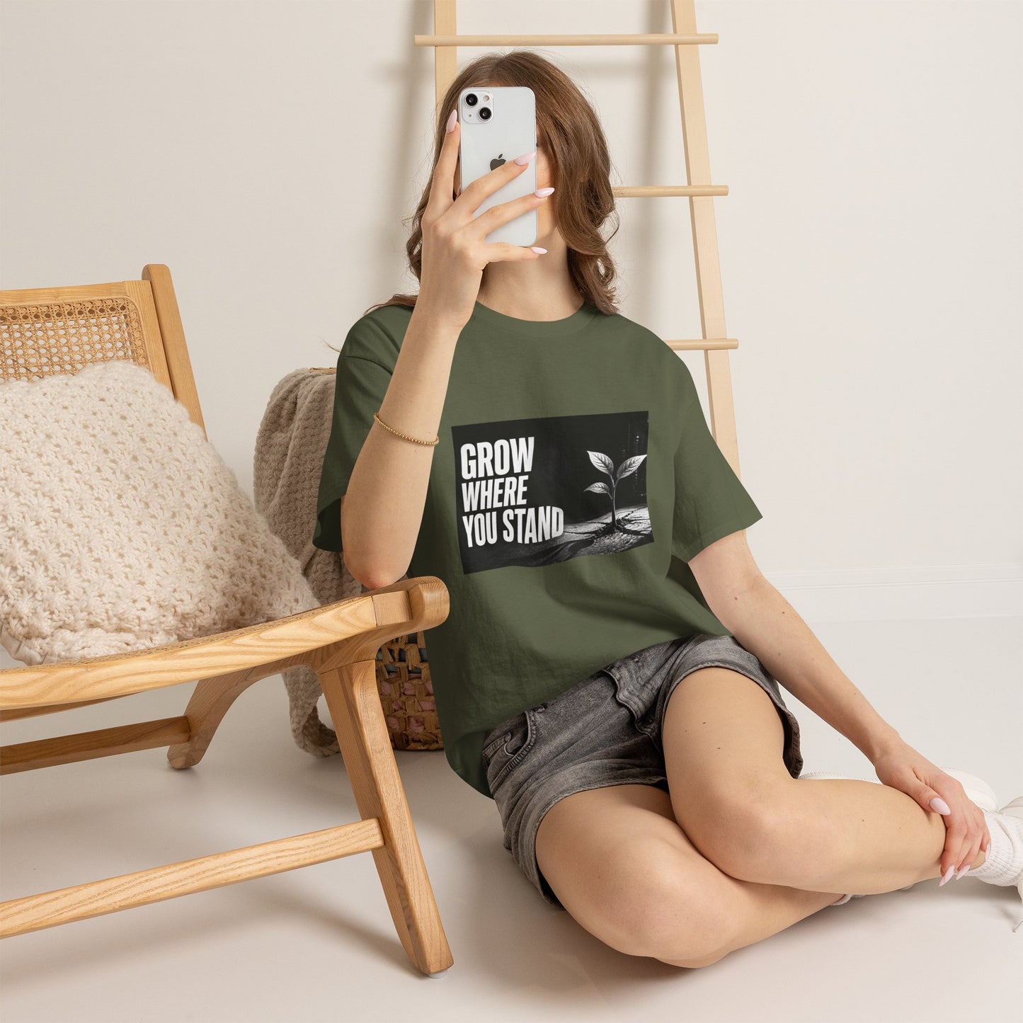Grow Where You Stand - Cotton T-Shirt