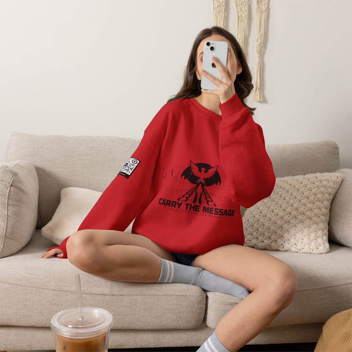 Carry The Message- Crewneck Sweatshirt