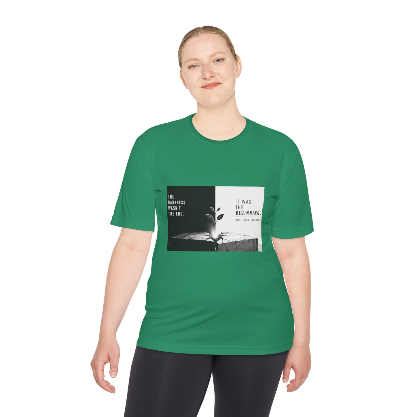 Just The Beginning - Moisture Wicking T-Shirt