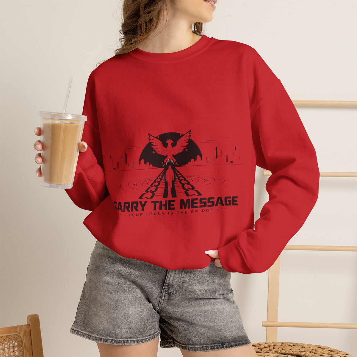 Carry The Message- Crewneck Sweatshirt