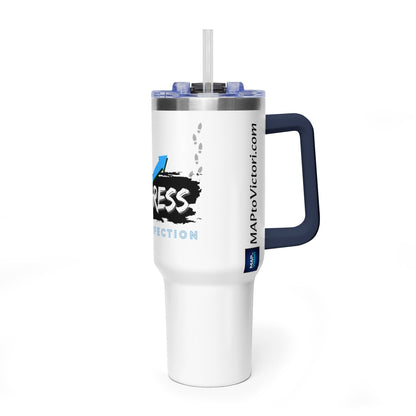 Progress Over Perfection 40oz Vacuum Tumbler