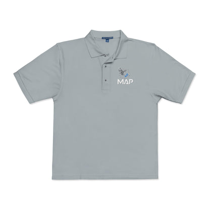 MAP Embroidered Polo Shirt — Professional Logo Work Shirt