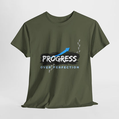 Progress Over Perfection - Cotton T-Shirt
