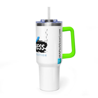 Progress Over Perfection 40oz Vacuum Tumbler